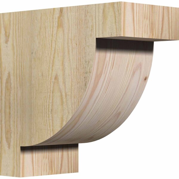 Ekena Millwork Alpine Rough Sawn Corbel, Douglas Fir, 6"W x 12"D x 12"H COR06X12X12ALP00RDF - main